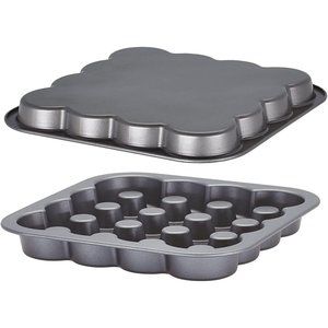 Fillables 2-Piece Non-Stick Square Cake Pan